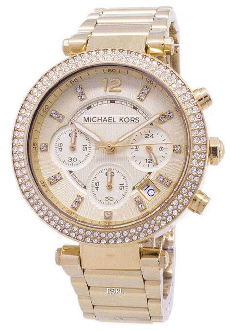 grey michael kors watch women'|Michael Kors chronograph ladies watch.